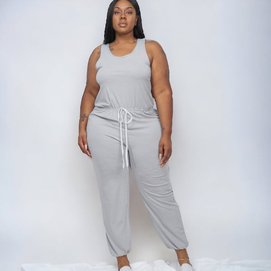 Curvy Jogger Jumpsuit