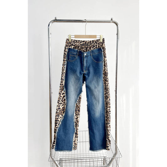 Contrast High Waist Pants