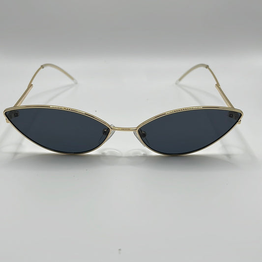 Gold frame sunglasses